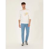 Pierre Cardin 50268095-VR032 Koyu Mavi Slim Fit Chino Erkek Pantolon