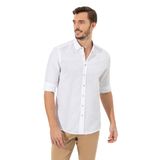 Pierre Cardin 50268183-VR013 Beyaz Desenli Erkek Gömlek