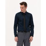 Pierre Cardin 50268201-VR033 Lacivert Erkek Gömlek