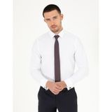 Pierre Cardin 50268204-VR013 Beyaz Erkek Gömlek