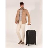 Pierre Cardin 50274270-001 Erkek Siyah Orta Boy Valiz