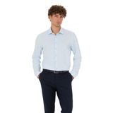 Pierre Cardin 50275511-VR003 Açık Mavi Desenli Erkek Gömlek