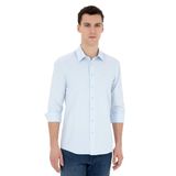 Pierre Cardin 50275513-VR003 Açık Mavi Desenli Erkek Gömlek