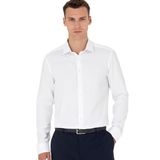 Pierre Cardin 50275684-VR013 Beyaz Desenli Erkek Gömlek