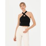 Pierre Cardin 50275774-VR046 Siyah Kadın Bluz