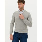 Pierre Cardin 50276156-VR091 Açık Gri Melanj Erkek Kazak