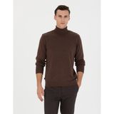 Pierre Cardin 50276162-VR158 Kahverengi Erkek Kazak