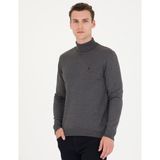 Pierre Cardin 50276531-VR086 Gri Melanj Erkek Kazak