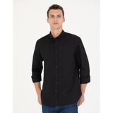 Pierre Cardin 50276553-VR046 Siyah Desenli Erkek Gömlek