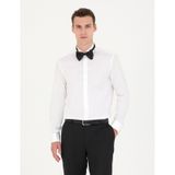 Pierre Cardin 50277143-VR013 Beyaz Smokin Erkek Gömlek