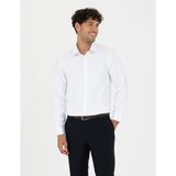 Pierre Cardin 50277784-VR013 Beyaz Desenli Erkek Gömlek