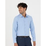 Pierre Cardin 50277784-VR032 Koyu Mavi Erkek Gömlek