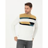 Pierre Cardin 50278121-VR019 Ekru Erkek Kazak
