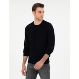 Pierre Cardin 50281819-VR059 Açık Lacivert Erkek Kazak