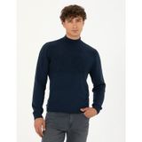 Pierre Cardin 50281846-VR120 Lacivert Melanj Erkek Kazak