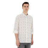 Pierre Cardin 50283508-VR046 Siyah Desenli Erkek Gömlek