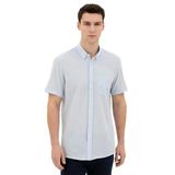 Pierre Cardin 50284267-VR095 Buz Mavisi Erkek Gömlek