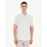 Pierre Cardin 50288567-VR016 Çağla Kısa Kollu Erkek Gömlek