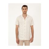 Pierre Cardin 50288946-VR011 Bej Erkek Gömlek
