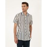 Pierre Cardin 50289021-VR011 Bej Erkek Gömlek