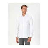 Pierre Cardin 50294732-VR013 Beyaz Slim Fit Uzun Kollu Erkek Gömlek