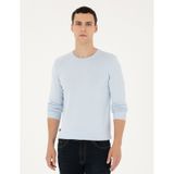 Pierre Cardin 50296575-VR003 Açık Mavi Erkek Kazak