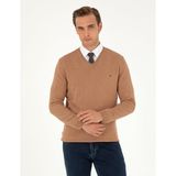 Pierre Cardin 50296622-VR122 Camel Melanj Erkek Kazak