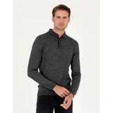 Pierre Cardin 50296623-VR081 Antrasit Melanj Erkek Kazak