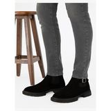 Pierre Cardin 50298492-VR046 Erkek Siyah Süet Deri Bot