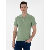 Pierre Cardin 50302586-VR183 Haki Erkek T-shirt
