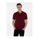 Pierre Cardin 50306552-VR014 Bordo Erkek T-shirt