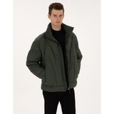 Pierre Cardin 50310146-VR111 Koyu Haki Oversize Erkek Mont