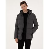 Pierre Cardin 50313923-VR024 Gri Erkek Mont