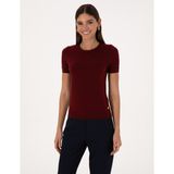 Pierre Cardin 50316341-VR223 Vişne Kadın T-shirt