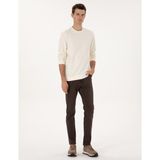 Pierre Cardin 50317247-VR029 Kahverengi Slim Fit Jean Erkek Pantolon