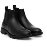 Pierre Cardin 50318852-VR046 Erkek Siyah Deri Kauçuk Taban Chelsea Bot