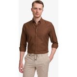 Pierre Cardin 50325365-VR084 Koyu Kahverengi Erkek Gömlek