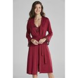 Pierre Cardin 5040 6'lı Modal Gecelik Sabahlık Çeyiz Seti Bordo