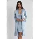 Pierre Cardin 5040 6'lı Modal Gecelik Sabahlık Çeyiz Seti Mist