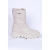 Pierre Cardin 52419 Krem Kadın Parlak Rugan Bot