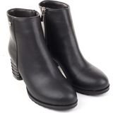 Pierre Cardin 52524 Kadın 6cm Topuk Fermuarlı Bot - Siyah