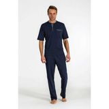 Pierre Cardin 5370 Erkek Lacivert Kısa Kollu 3'lü Pijama Takımı
