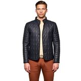 Pierre Cardin 54 Lacivert Erkek Deri Ceket