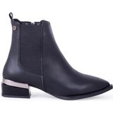 Pierre Cardin 54006 Kadın Fermuarlı Kışlık Bot - Siyah
