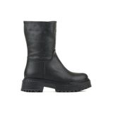 Pierre Cardin 54136 Comfort Sıcak Astar Fermuarlı Bot, 39, 867800000655, Siyah, Kadın