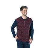 Pierre Cardin 5431 Erkek Üç Düğmeli Cepli Pijama Takımı