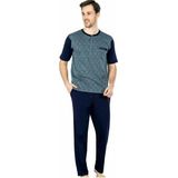 Pierre Cardin 5448 Erkek 3lü Pijama Takımı - XL - Siyah