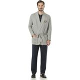 Pierre Cardin 5595 5'li Röpteşambır Pijama Seti - Gri - XL