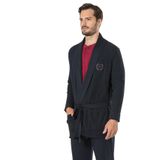 Pierre Cardin 5595 Erkek Pijama Takımı, 5'li Rob Set, Lacivert, S Beden
