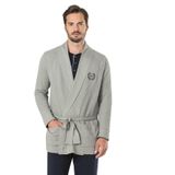 Pierre Cardin 5595 Erkek Pijama Takımı, 5'li Rob Seti, Gri, S Beden